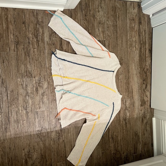 zara color striped sweater - Picture 1 of 1